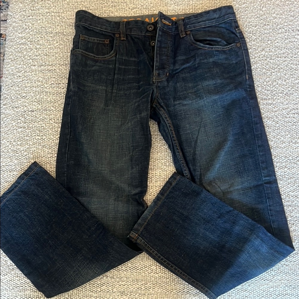 Men's Blue Jeans 32 R Straight Leg by Next